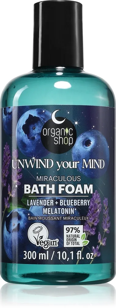 Organic Shop Unwind Your Mind stressiä lievittävä kylpyvaahto 300 ml