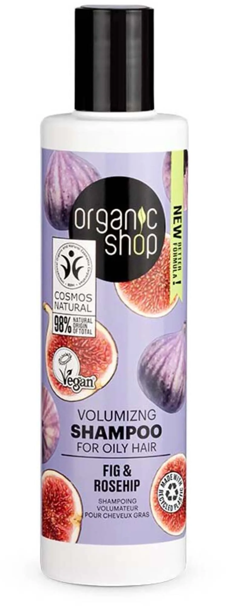Organic Shop Volumizing Shampoo Fig & Rosehip 280 ml