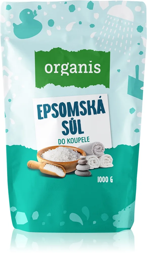 Organis Epsom salt Badsalt 1000 g
