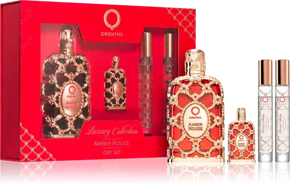 Orientica Amber Rouge Set (edp/80ml + edp/7,5ml + edpx10ml)