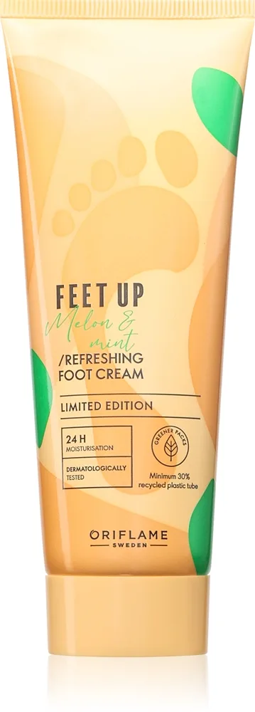 Oriflame Feet Up Melon & Mint virkistävä voide jalkoihin 75 ml