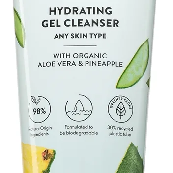 Oriflame Love Nature Organic Aloe Vera & Pineapple Fuktgivande reningsgel 125 ml