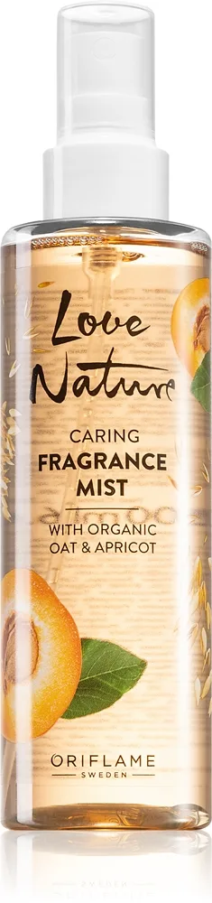 Oriflame Love Nature Organic Oat & Apricot Uppfriskande kropp spray 200 ml