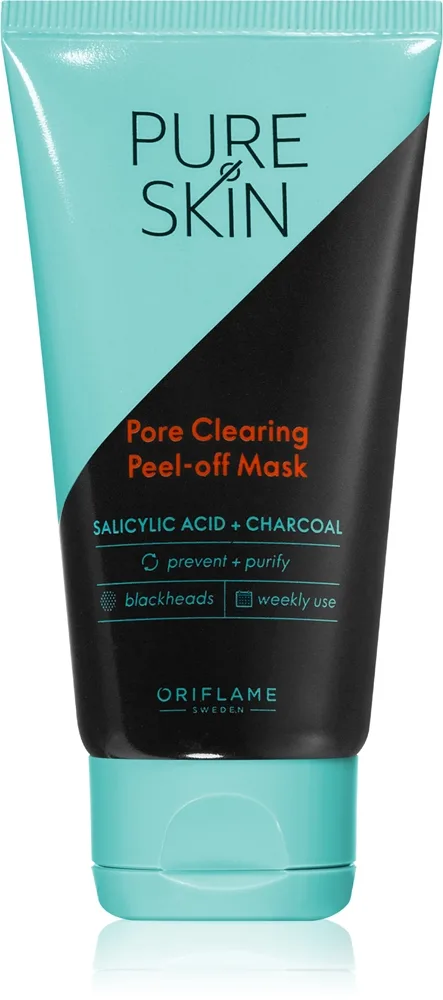 Oriflame Pure Skin Peel-off ansiktsmask med aktivt kol 50 ml