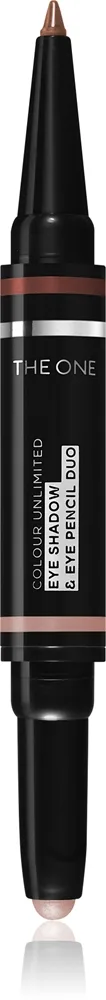 Oriflame The One Colour Unlimited luomiväri ja silmänrajauskynä 2in1 sävy Sandy Bronze 1.2 g