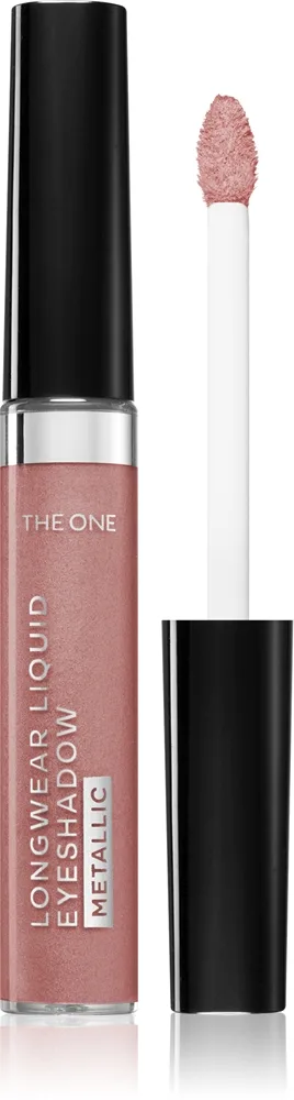 Oriflame The One Metallic Flytande ögonskugga Skugga Rosy Peach 5 ml