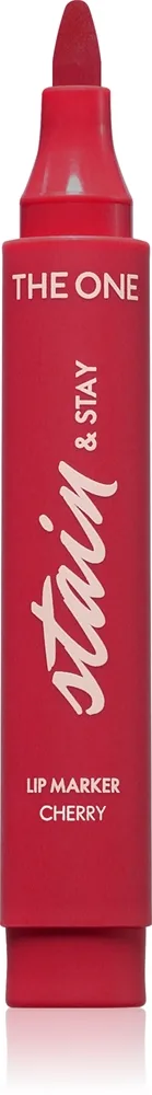 Oriflame The One Stain & Stay Langtidsholdbar læbestift i en filtpen Skygge Cherry 2.5 g