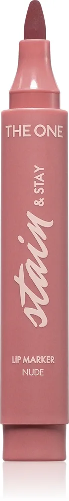 Oriflame The One Stain & Stay Langtidsholdbar læbestift i en filtpen Skygge Nude 2.5 g