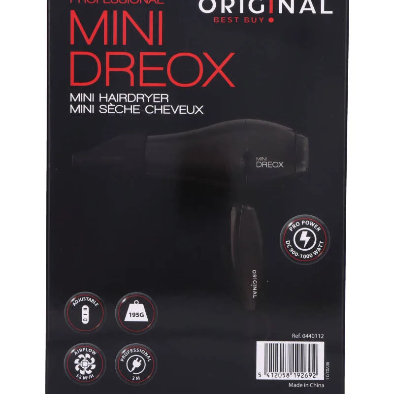 Original Best Buy Mini Hairdryer Black EU Ref. P002775