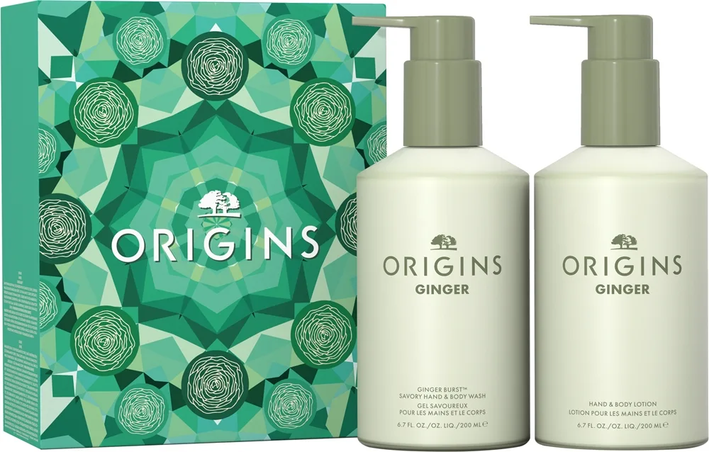 Origins Discovery Set Ginger Aromatic Hand Wash & Lotion Duo Presentförpackning för kropp