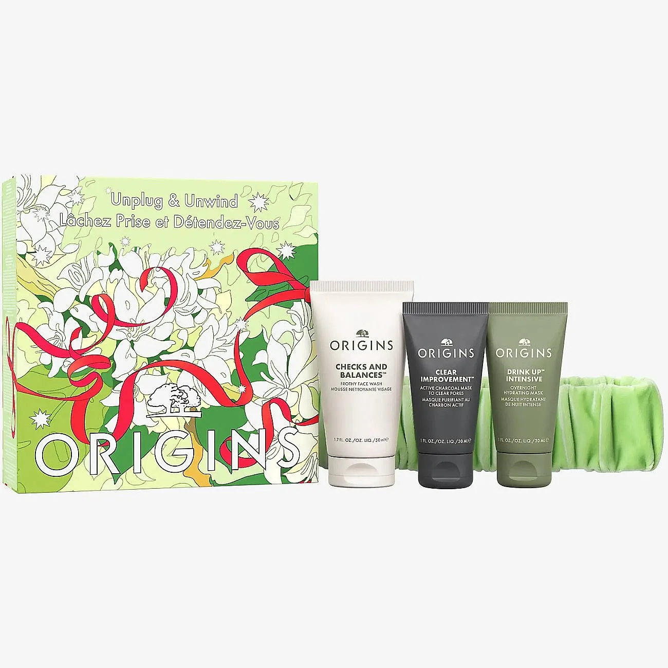 Origins Unplug & Unwind; Cleanse & Mask Set - Nude - ONE SIZE
