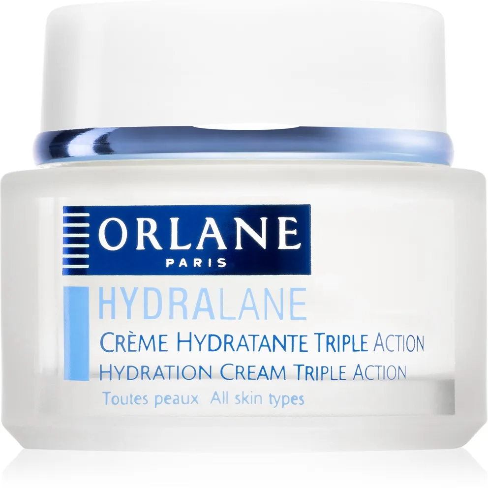 Orlane Hydralane Hydrating Cream Triple Action syväkosteuttava voide sisältää hyaluronihappoa 50 ml