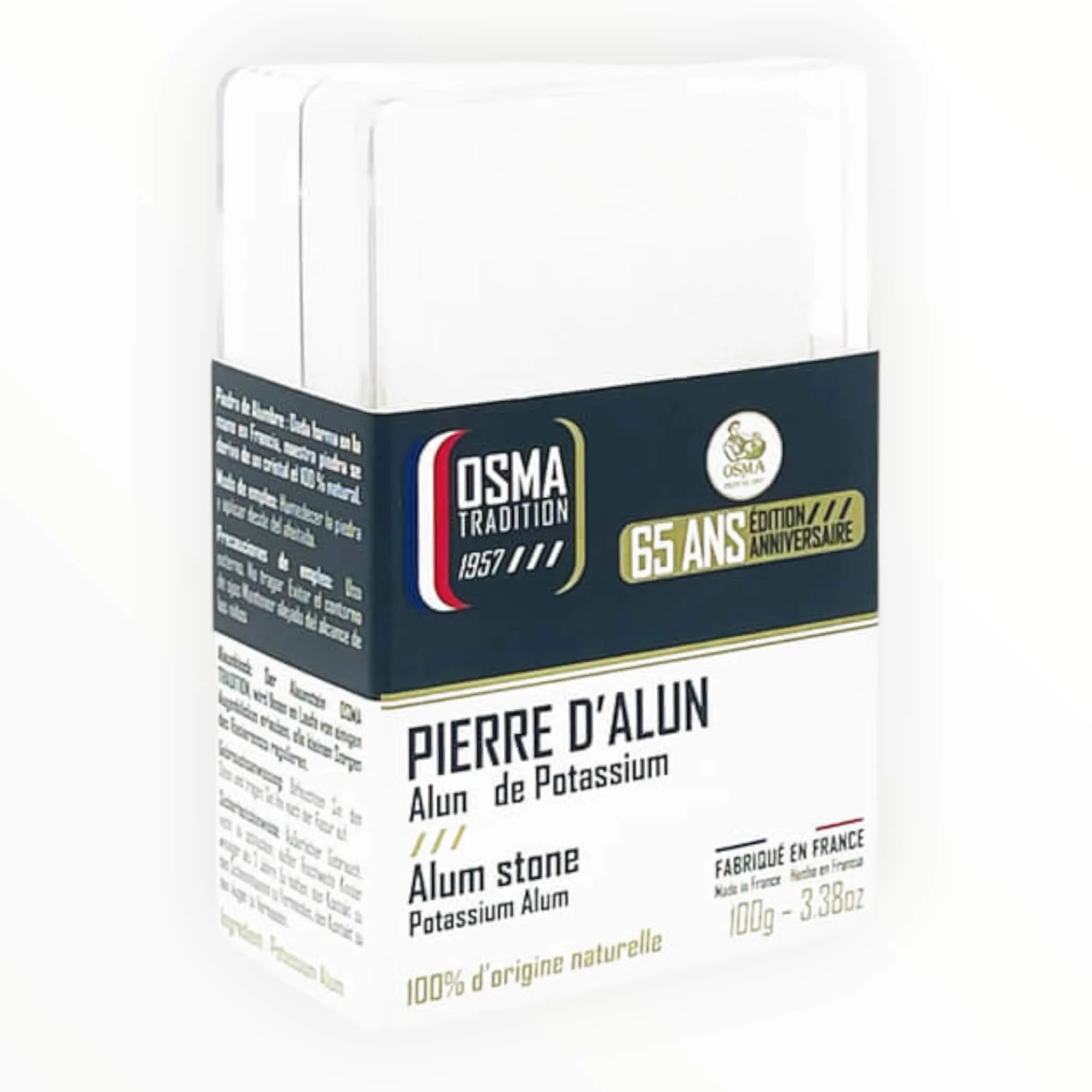 Osma Alum Stone, 100 g.