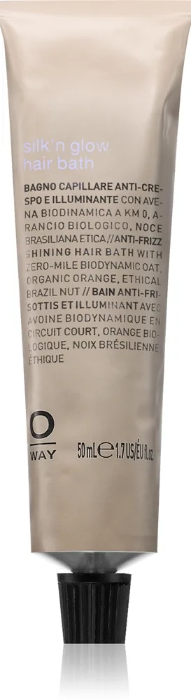 Oway Silk'n Glow Hair Bath shampoo huokoisille hiuksille 50 ml