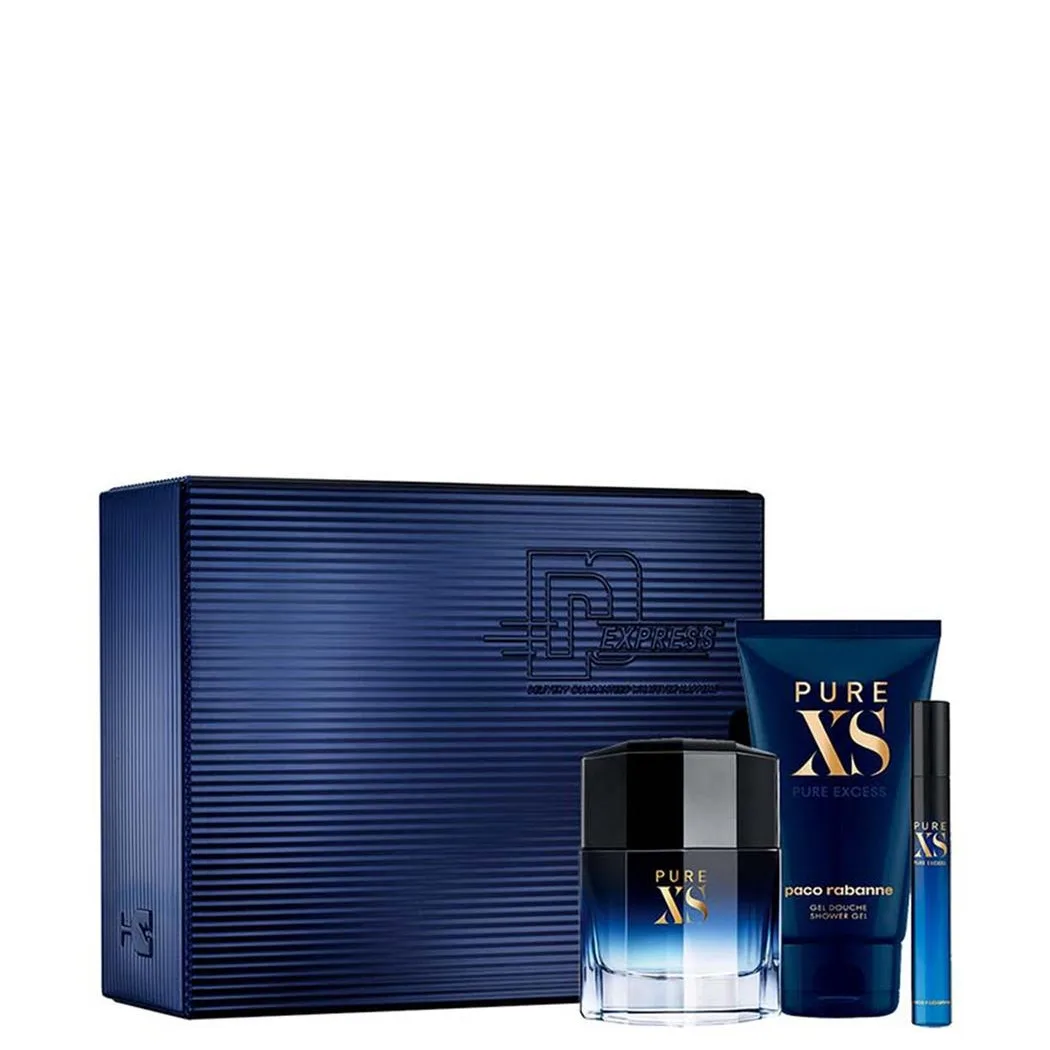 Paco Rabanne Pure XS Edt 100ml + Edt 10ml + Shower Gel 100ml