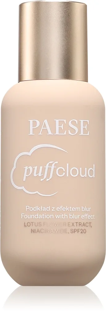 Paese Cosmetics Puff Cloud Foundation with Blur Effect Nestemäinen meikkivoide