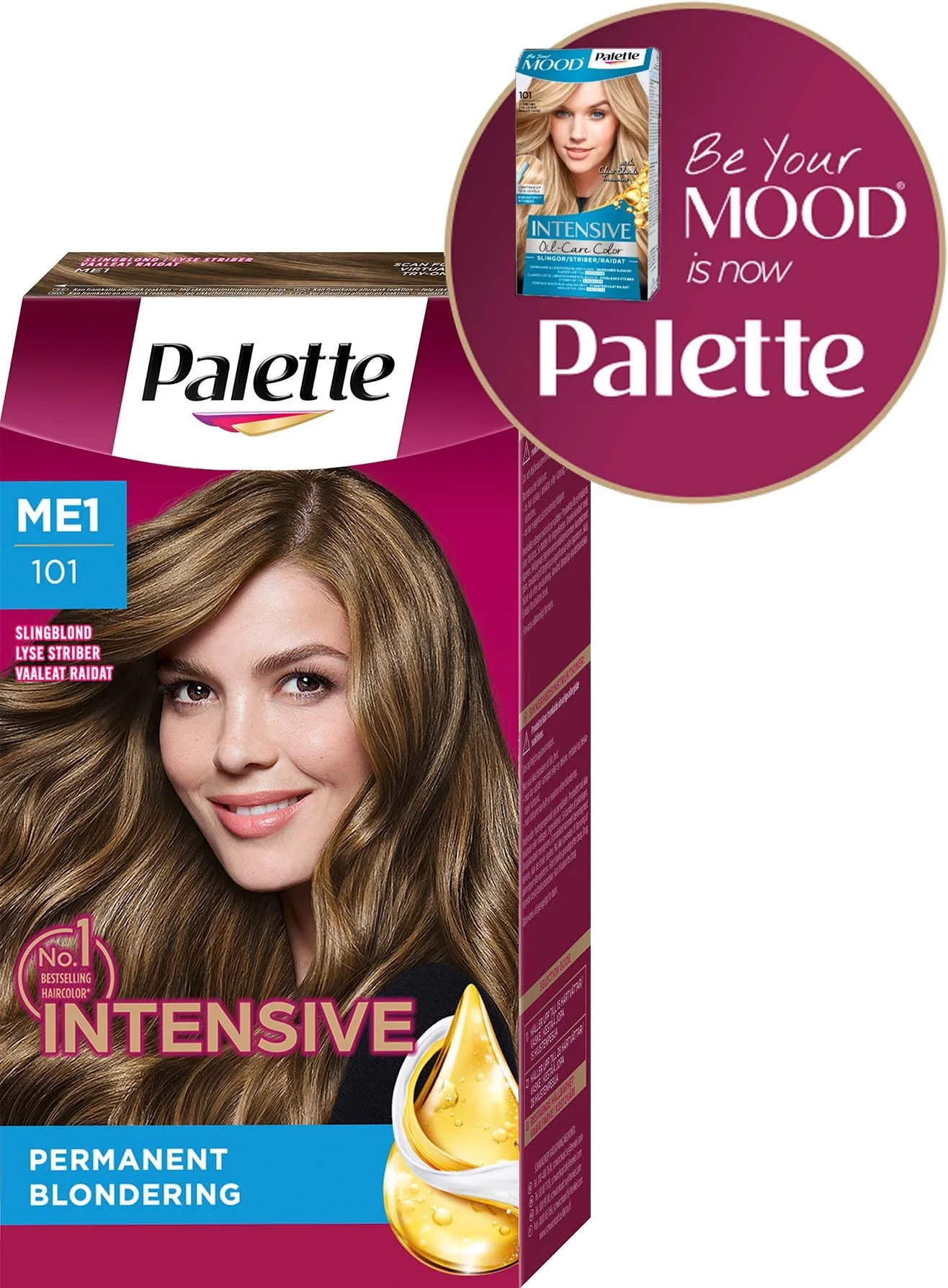 Palette Intensive Creme Coloration ME1 Slingblond