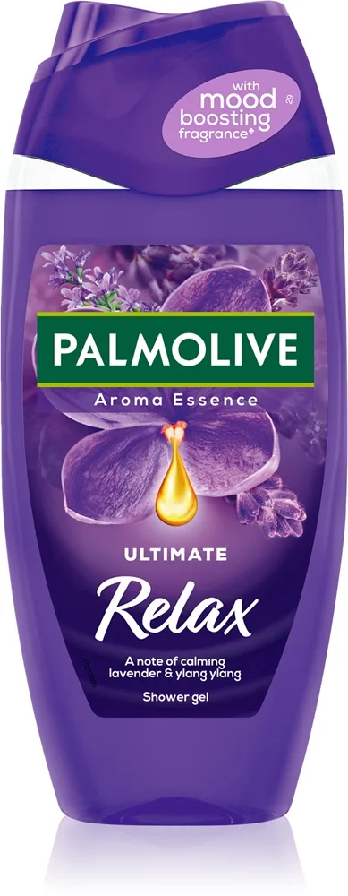 Palmolive Aroma Essence Ultimate Relax luonnollinen suihkugeeli sisältää laventelia 250 ml