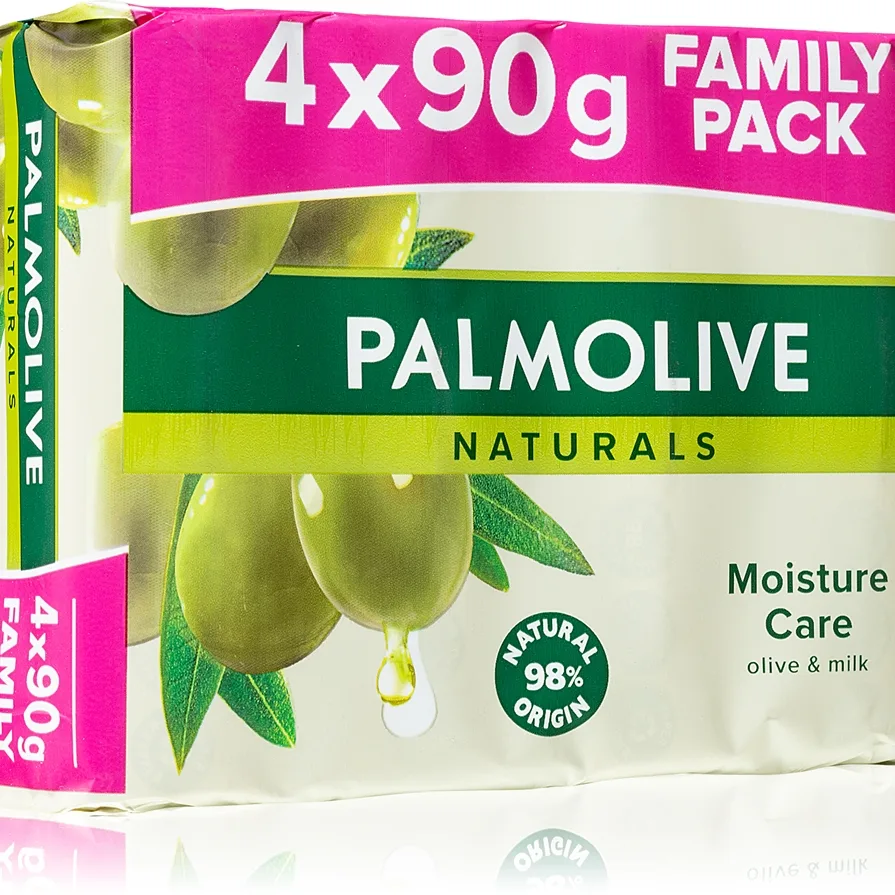 Palmolive Naturals Milk & Olive Tvålbit 4x90 g