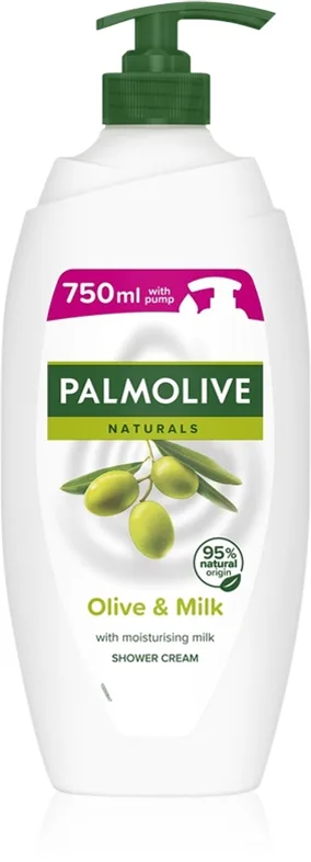 Palmolive Naturals Olive Bad- och duschkräm-gel Med olivextrakt med pump 750 ml