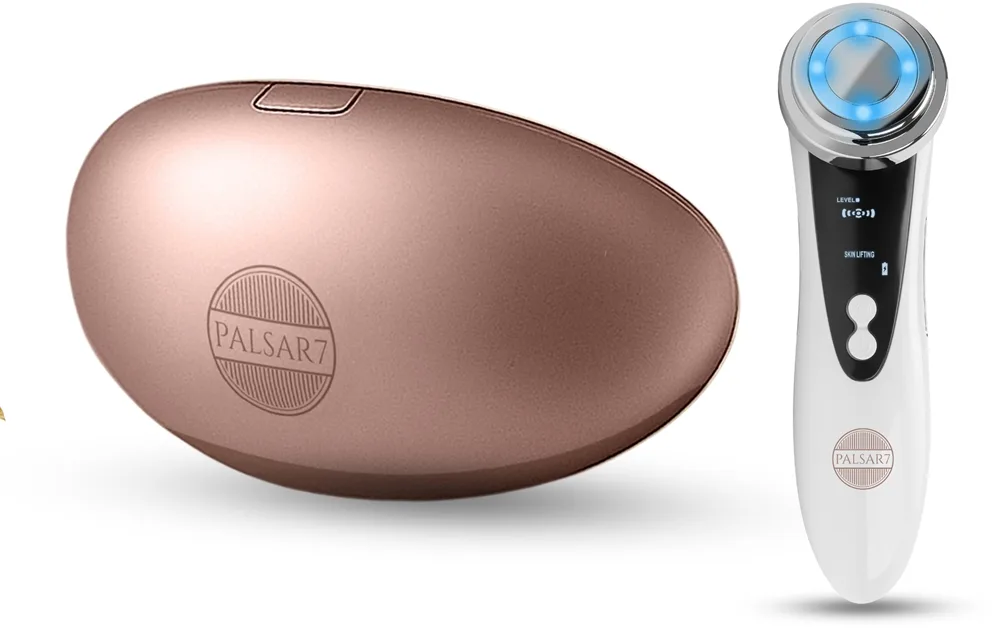 PALSAR7 Exclusive Set LED Lip Mask & Galvanic Iron setti edullisempaan hintaan Rose Gold