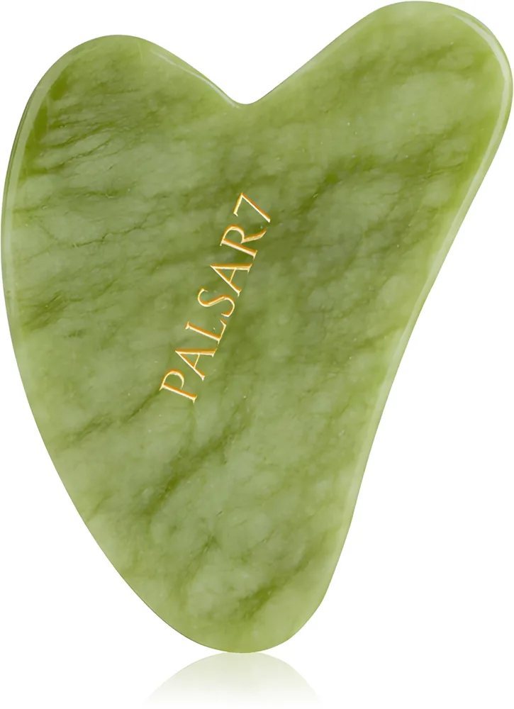 PALSAR7 Guasha Green Xiuyan Jade Massageværktøj til ansigt 1 stk.