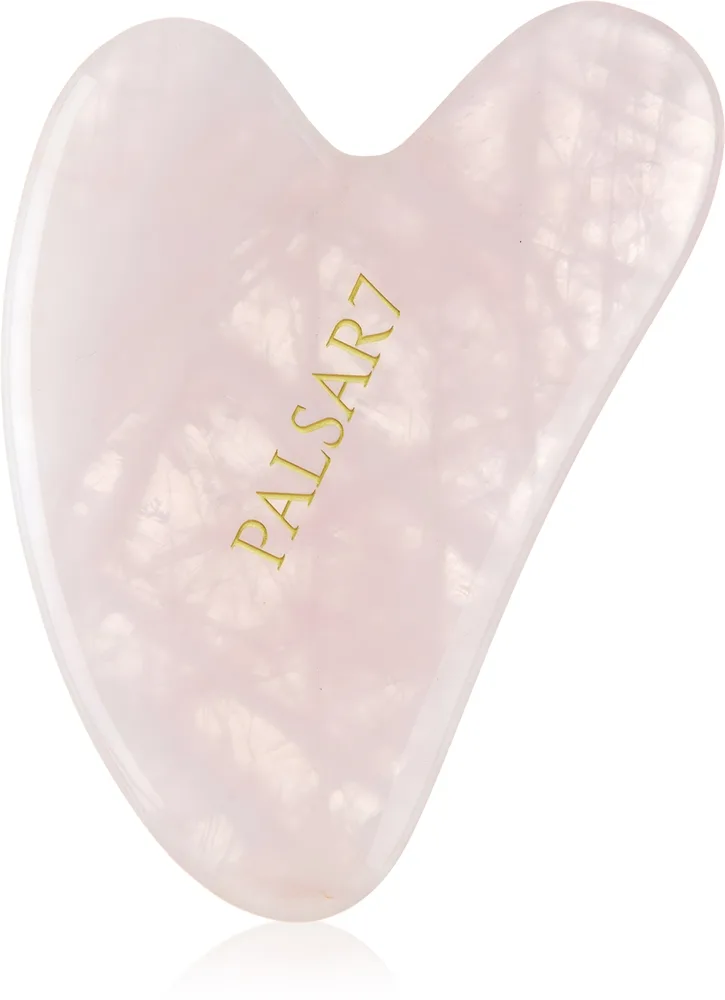 PALSAR7 Guasha Rose Quartz Guasha-massageverktyg av rosenkvarts 1 st.