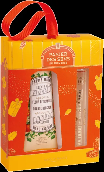 Panier des Sens Fleur d'Oranger Coffret Duo = Handcreme + EdT Roll-on