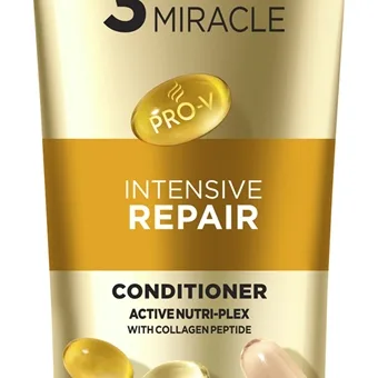 Pantene 3 Minute Miracle Intensive Repair hoitoaine kuiville ja vaurioituneille hiuksille 220 ml