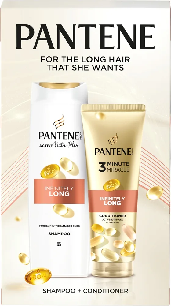 Pantene For Infinitely Long Hair Set lahjasetti pitkille hiuksille