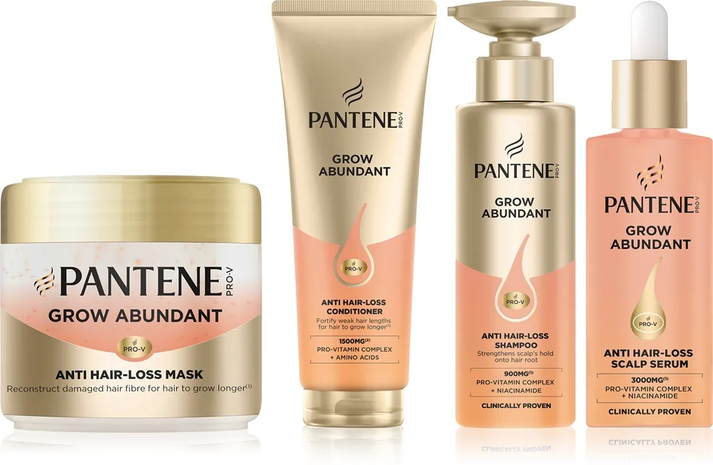 Pantene Grow Abundant setti hiuksiin ja päänahkaan