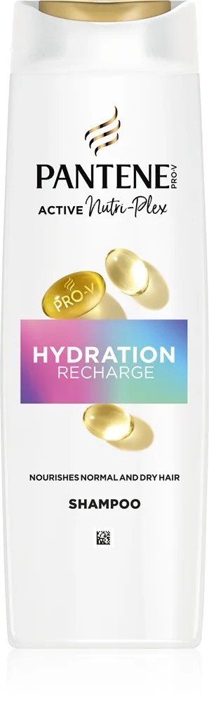 Pantene Pro-V Active Nutri Plex Hydration Recharge ravitseva, uudistava ja vahvistava shampoo 400 ml