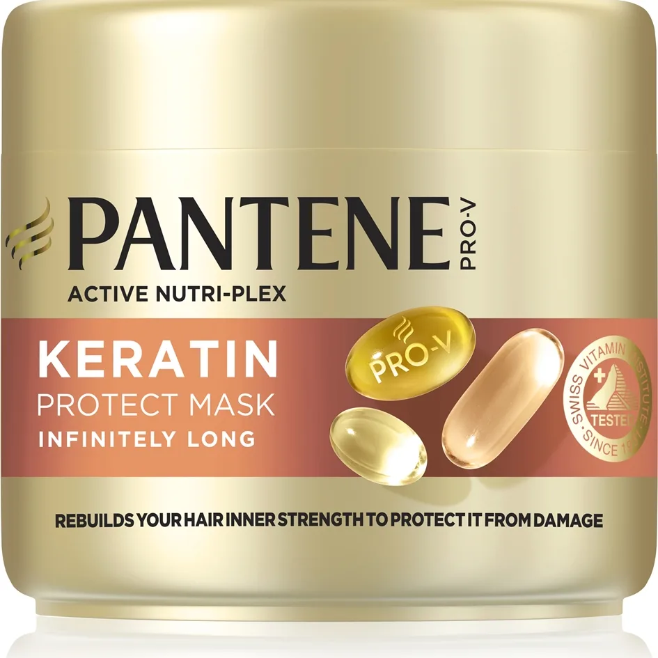 Pantene Pro-V Active Nutri Plex Infinitely Long Keratinmask för torrt och skadat hår 300 ml