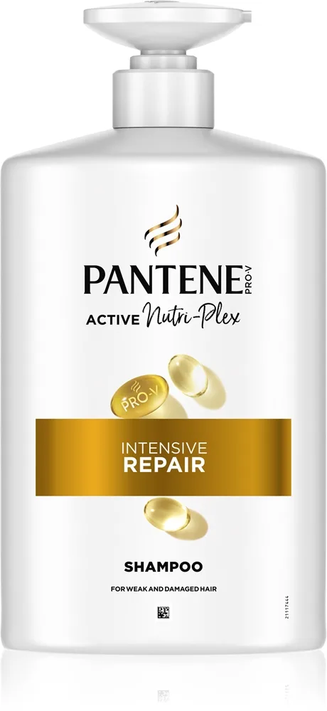 Pantene Pro-V Active Nutri Plex Intensive Repair shampoo vaurioituneille hiuksille 1000 ml