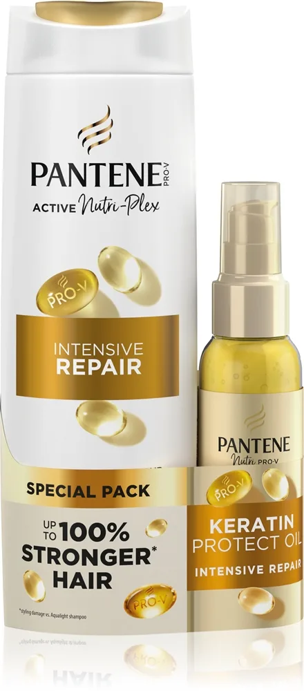 Pantene Pro-V Active Nutri Plex Intensive Repair setti vaurioituneiden hiusten vahvistamiseen