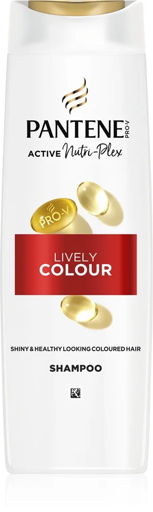 Pantene Pro-V Active Nutri Plex Lively Colour shampoo värjätyille, kemiallisesti käsitellyille ja valkaistuille hiuksille 400 ml