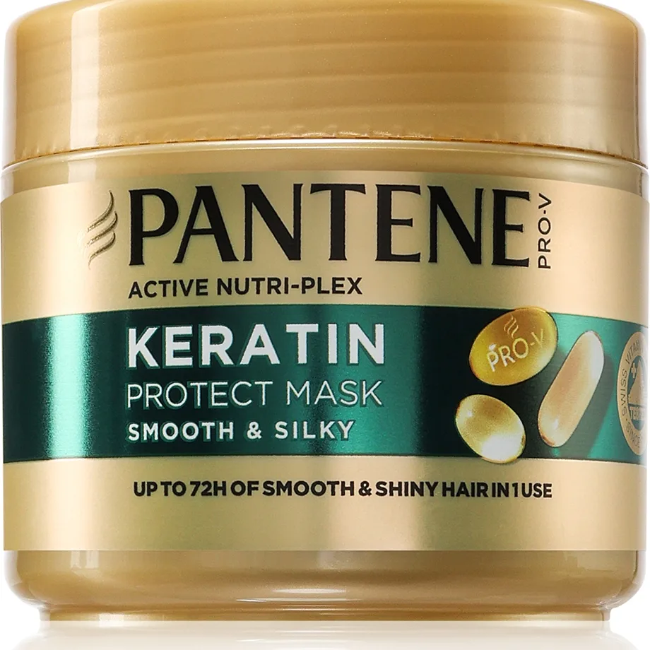 Pantene Pro-V Active Nutri Plex Smooth & Silky Mask för glansigt och mjukt hår 300 ml