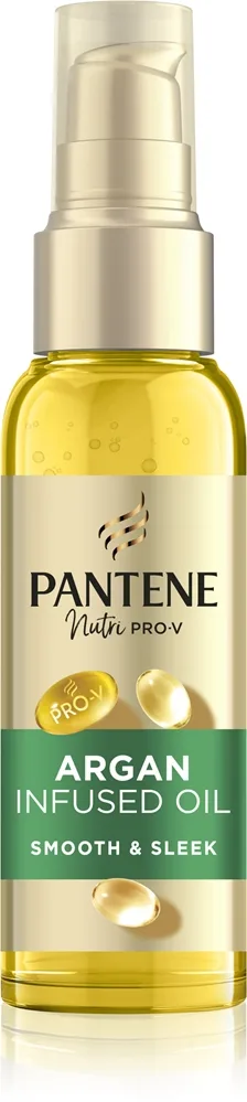 Pantene Pro-V Argan Infused Oil Nærende hårolie Med Arganolie 100 ml