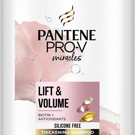 Pantene Pro-V Miracles Lift'N'Volume Volumengivende shampoo til fint hår Med biotin 1000 ml