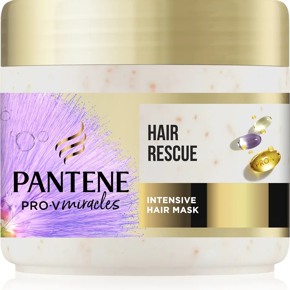 Pantene Pro-V Miracles Silky & Glowing Regenererande hårmask Med keratin 300 ml