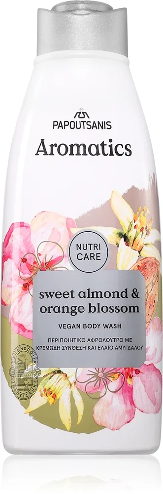 PAPOUTSANIS Aromatics Sweet Almond Duschtvål 600 ml