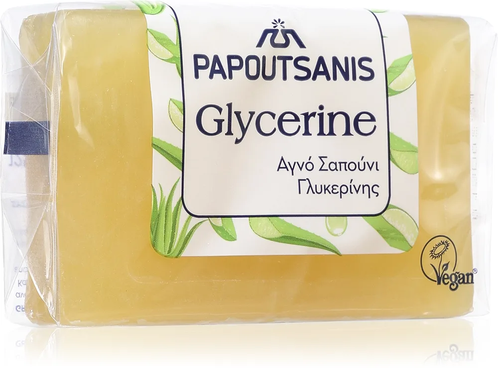 PAPOUTSANIS Glycerine Green Tvålbit för kropp 125 g