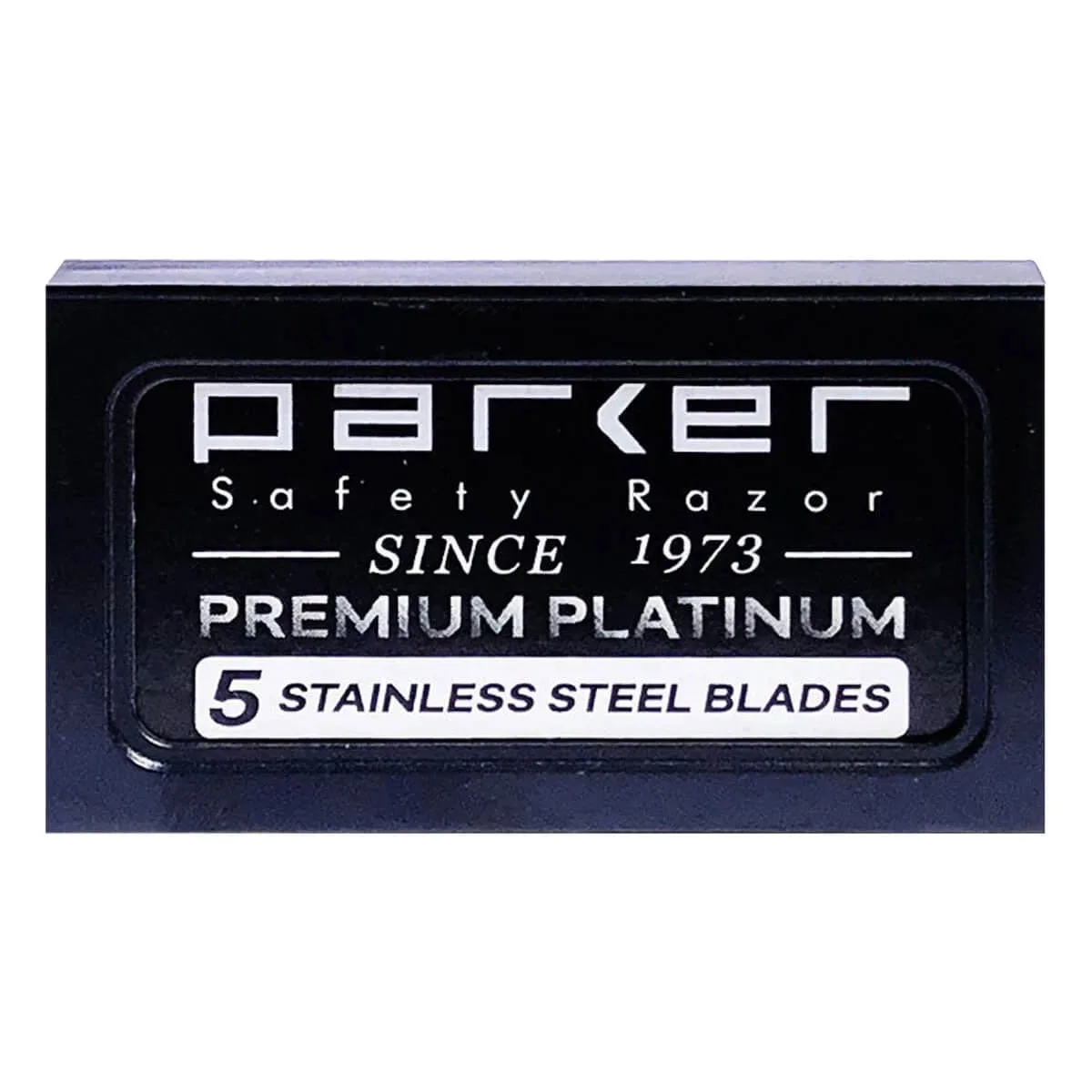 Parker Premium Platinum DE-Barberblade, 2x5 stk. (10 stk.)