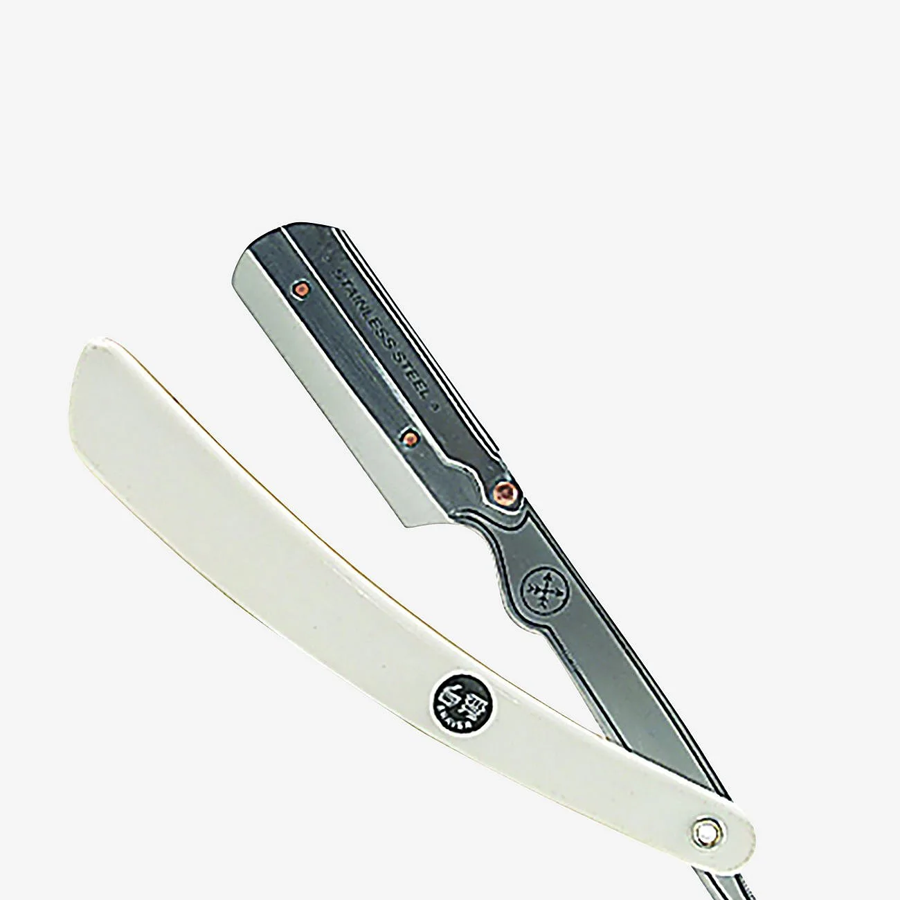 Parker Parker Srw/34R - White Abs Handle Clip Type Barber/Straight - White - ONE SIZE
