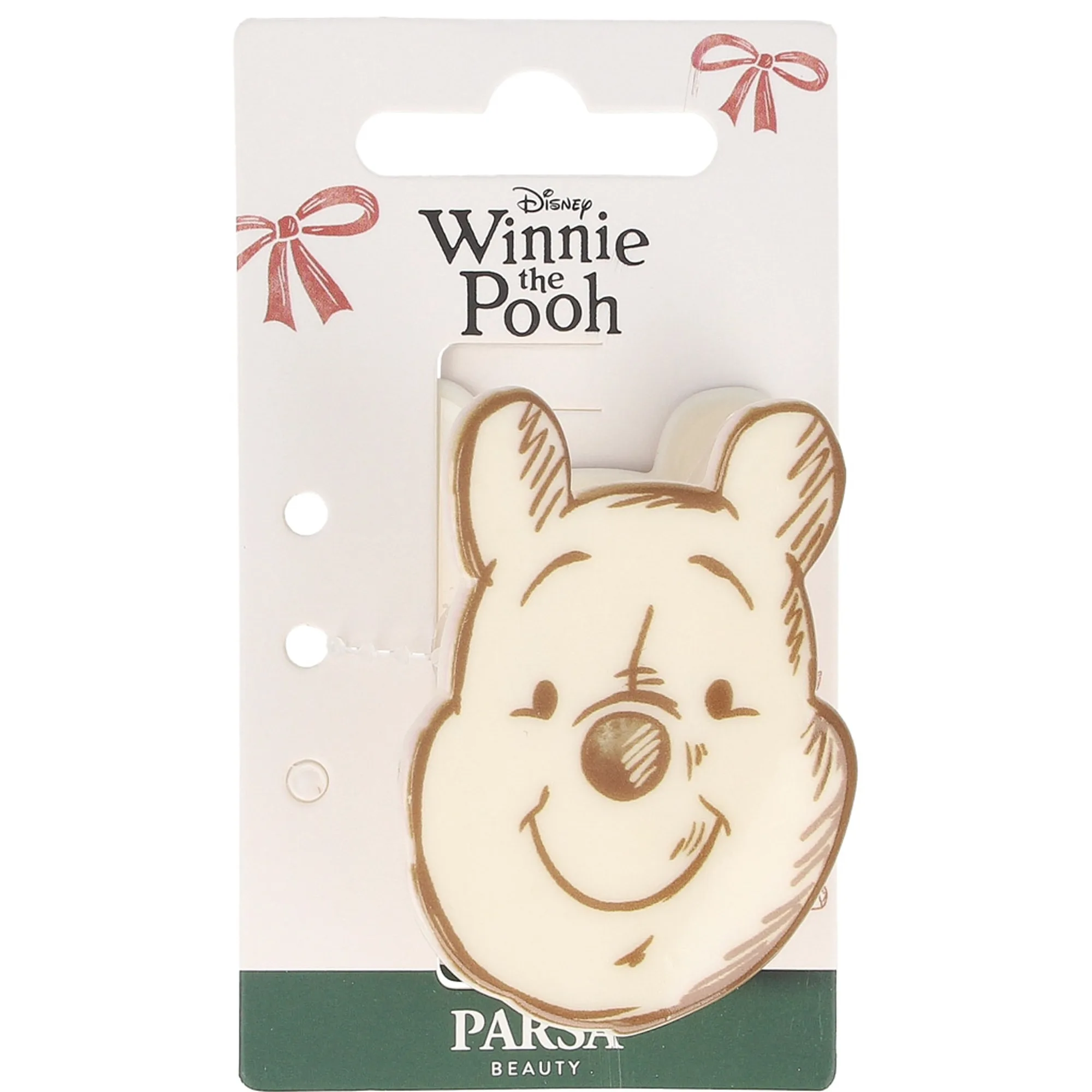 PARSA Beauty Haarklammer Winnie Pooh Form, DISNEY Hårklämmor
