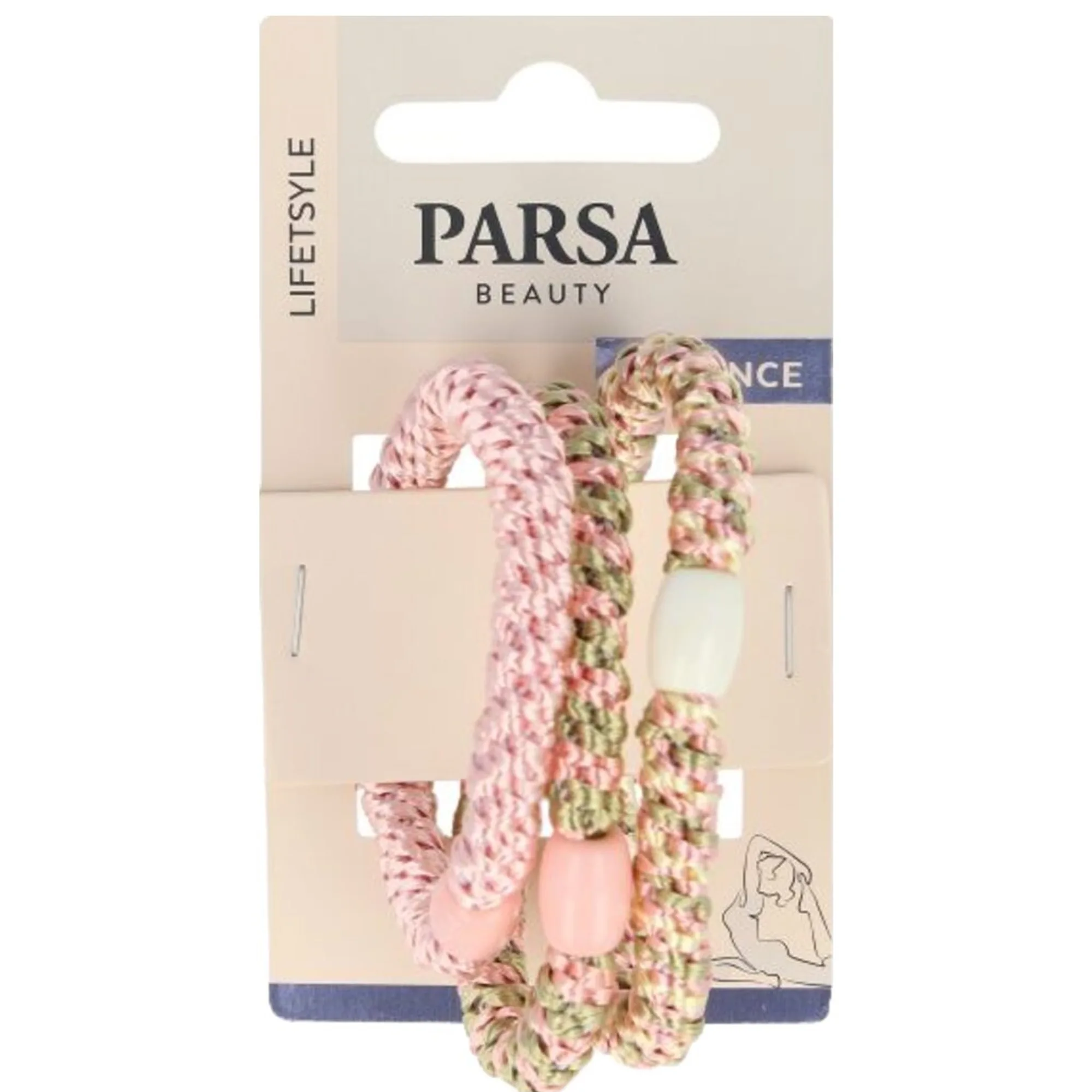 PARSA Beauty Hårelastik Lovely - flerfarvet Hårelastik