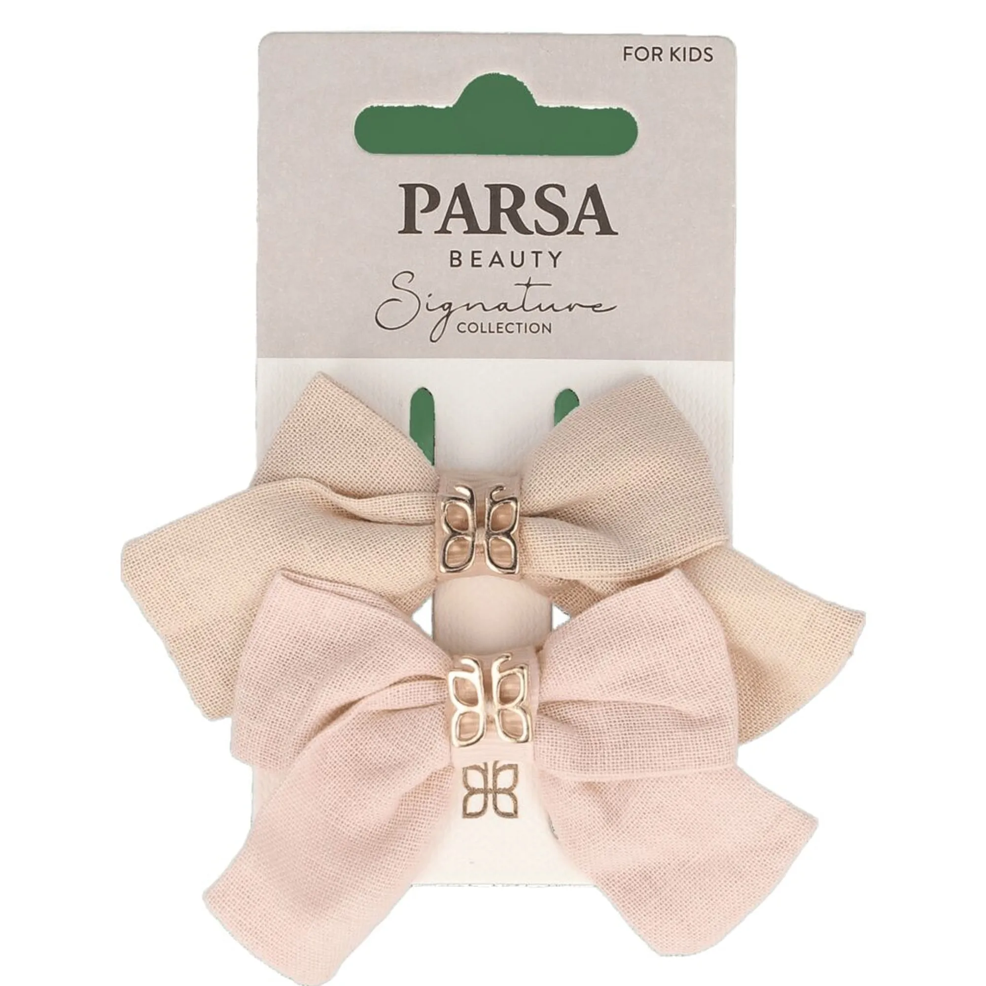 PARSA Beauty Hårclip sløjfe, beige Hårnåle