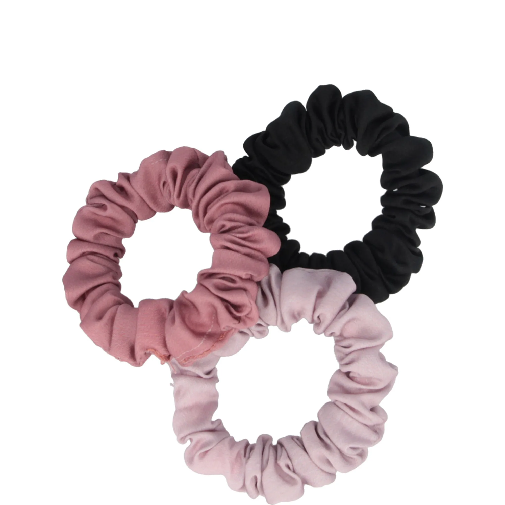 PARSA Beauty Satin-Scrunchie 3 stk. Hårelastik