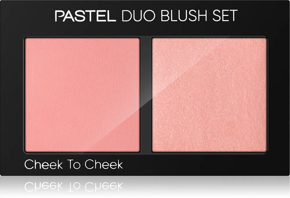 Pastel Profashion Duo Blush Set Cheek To Cheek Rougepalett Skugga 10 Hot Pink 2x4.3 g