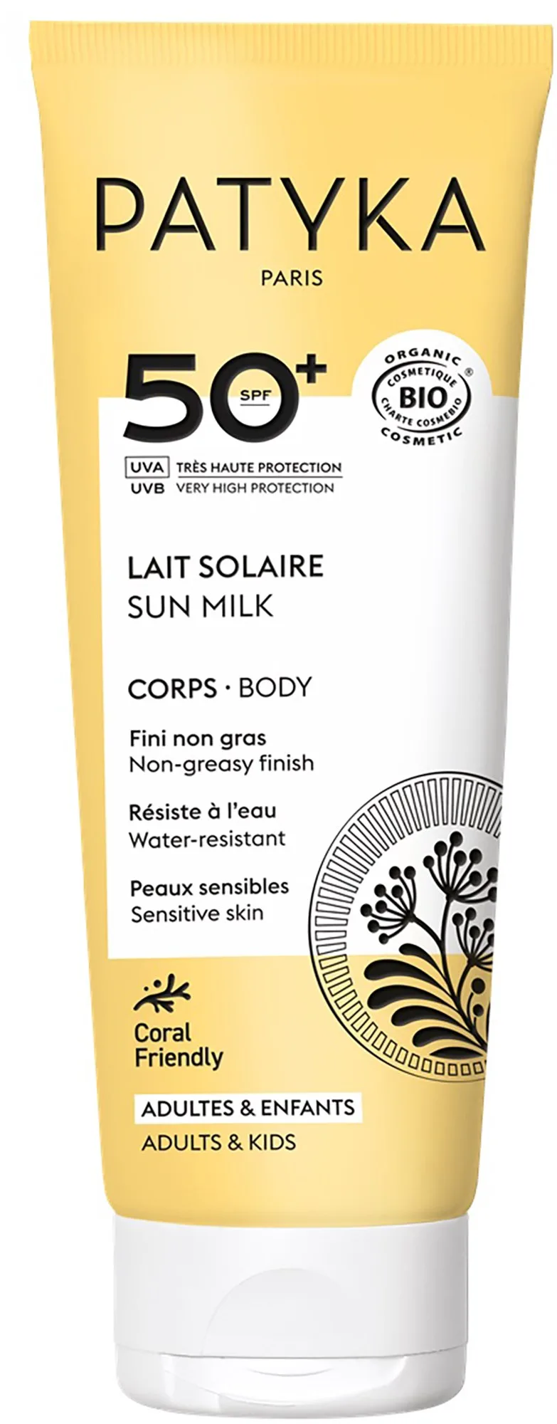 Patyka Body Sun Milk SPF50 100ml